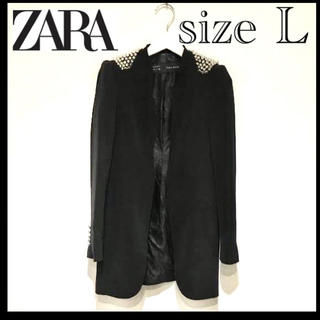 ザラ(ZARA)の【美品】ZARA テーラードジャケット　Lサイズ(テーラードジャケット)