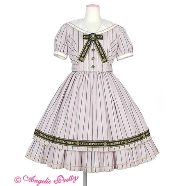 angelicpretty Bunnyカレッジワンピース、カチューシャセット