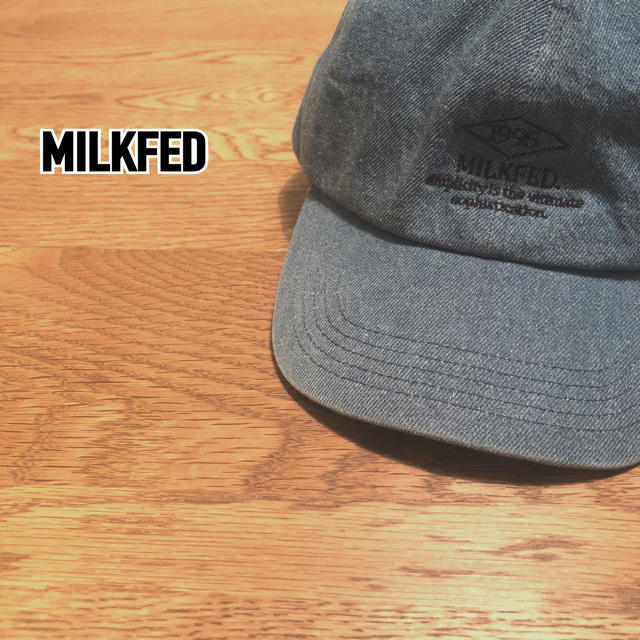 MILKFED.(ミルクフェド)のMILKFED(ミルクフェド) キャップ　デニム風　ビ レディースの帽子(キャップ)の商品写真