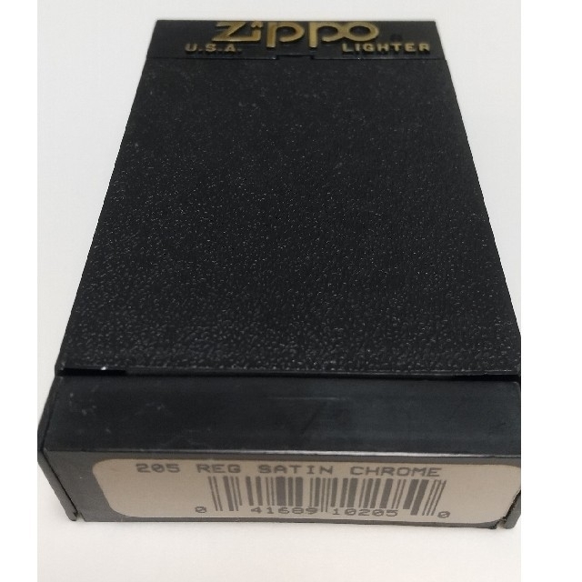 ZIPPO(ジッポー)の未使用 Zippo 205 REG Satin Chrome Lighter スポーツ/アウトドアのアウトドア(その他)の商品写真