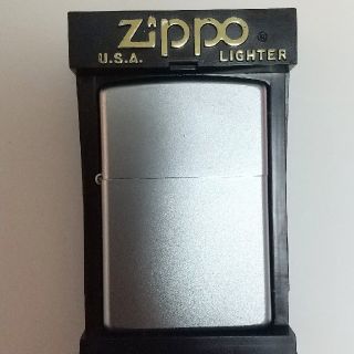 ジッポー(ZIPPO)の未使用 Zippo 205 REG Satin Chrome Lighter(その他)