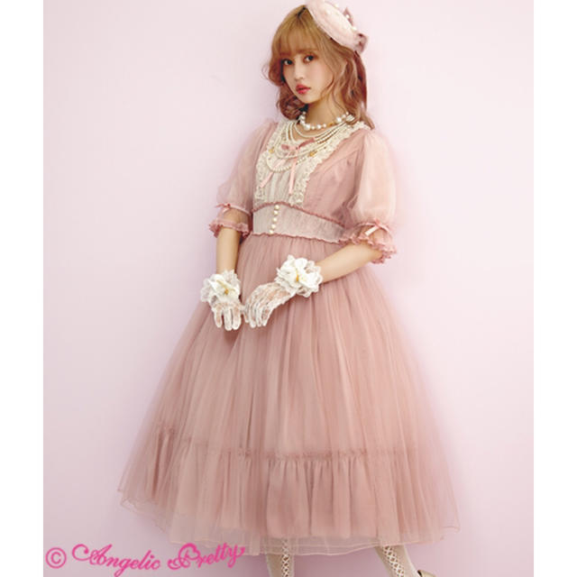 angelicpretty Vintage Tulle op、キャノティエセットレディース