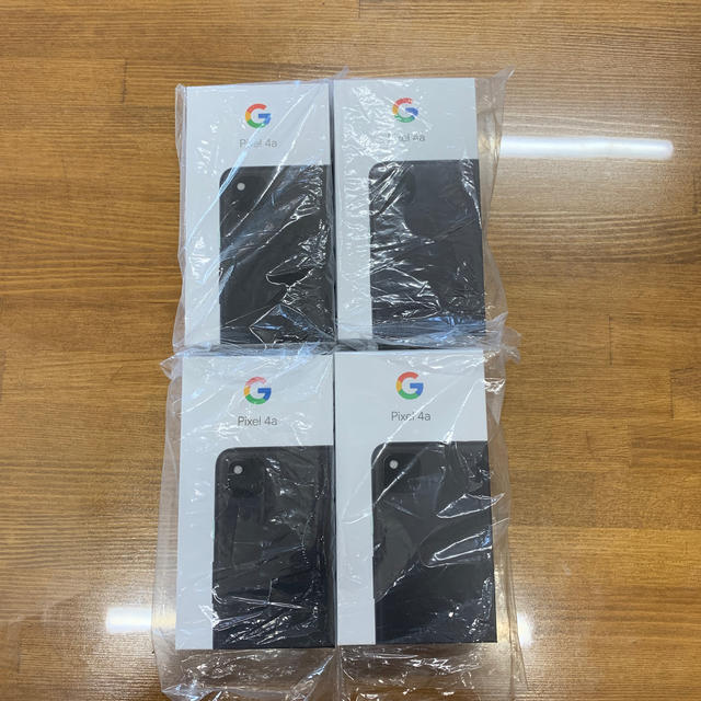 海外限定】 ANDROID 4台セット SIMフリー 128GB Pixel4a Google ②新品