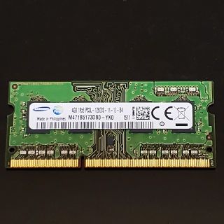 サムスン(SAMSUNG)のPC3L-12800s 4GB 1枚(PCパーツ)