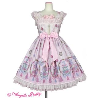 アンジェリックプリティー(Angelic Pretty)のangelicpretty パフューム柄jsk ロリィタ(ひざ丈ワンピース)