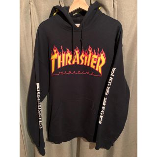 ラブラット(LABRAT)の★希少THRASHER×LABRAT Flame Logo Hoodie L(パーカー)