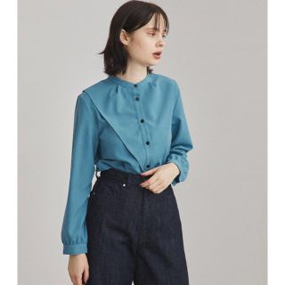 ユナイテッドアローズ(UNITED ARROWS)の新品未使用タグ付き ユナイテッドトウキョウ ケープカラーブラウス(シャツ/ブラウス(長袖/七分))