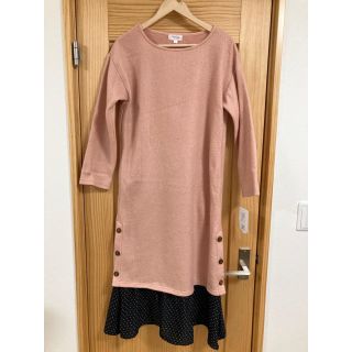 オリーブデオリーブ(OLIVEdesOLIVE)の新品未使用 オリーブデオリーブ マタニティ Lサイズ 授乳服 授乳口付き(マタニティワンピース)