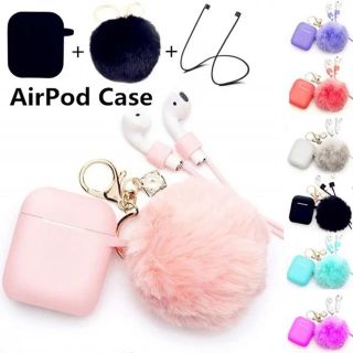 Airpods エアポッズ　シリコンケース【新品】(その他)