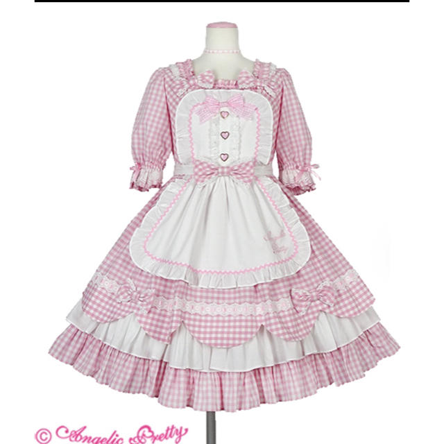 angelic pretty Heart Cafe ワンピースセット　ロリィタ