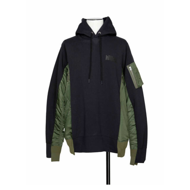 Nike x sacai Hoodie Navy XLサイズトップス