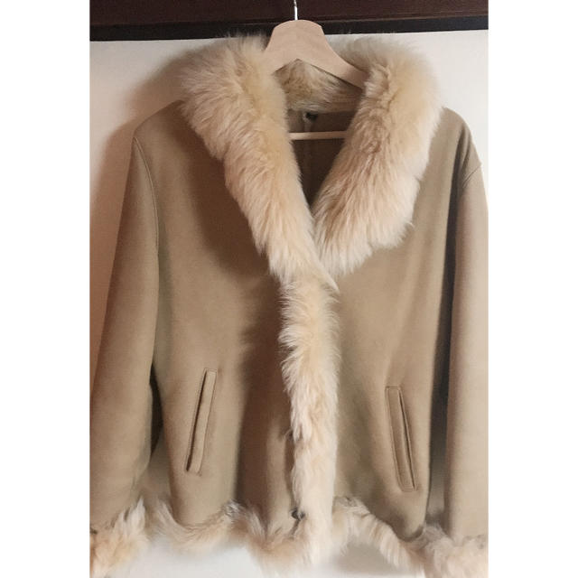 期間限定】 シープスキン sheepskin ファーコートsizeL 毛皮+ファー