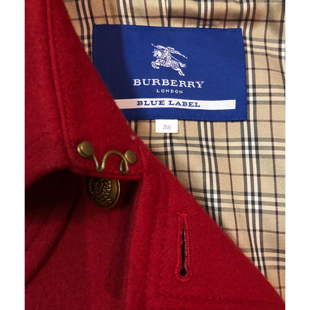 BURBERRY BLUE LABEL(バーバリーブルーレーベル)のみんさま　専用　バーバリー　ハーフコート　美品　M レディースのジャケット/アウター(ピーコート)の商品写真