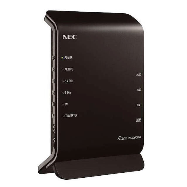 NEC(エヌイーシー)のNEC Aterm PA-WG1200HS4 ルーター スマホ/家電/カメラのPC/タブレット(PC周辺機器)の商品写真