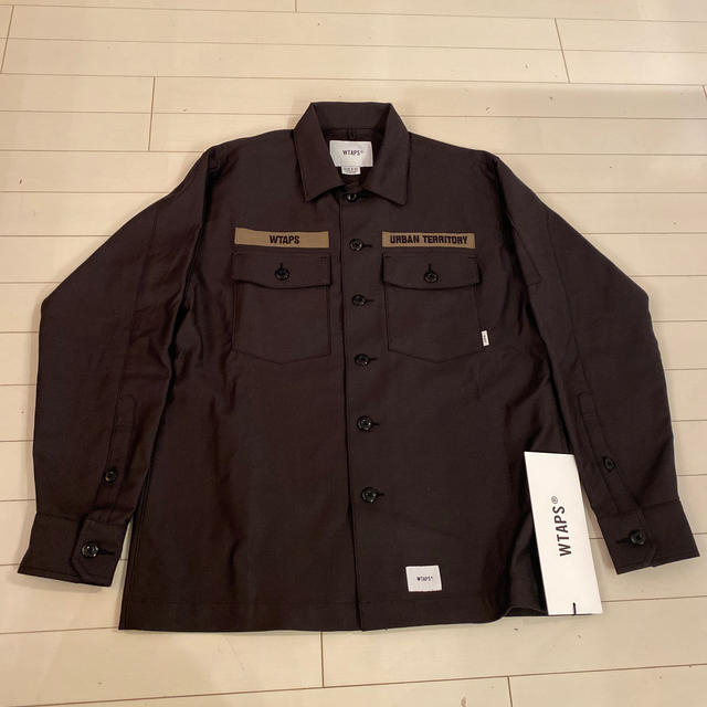 wtaps buds ls cotton satin shirt 20aw