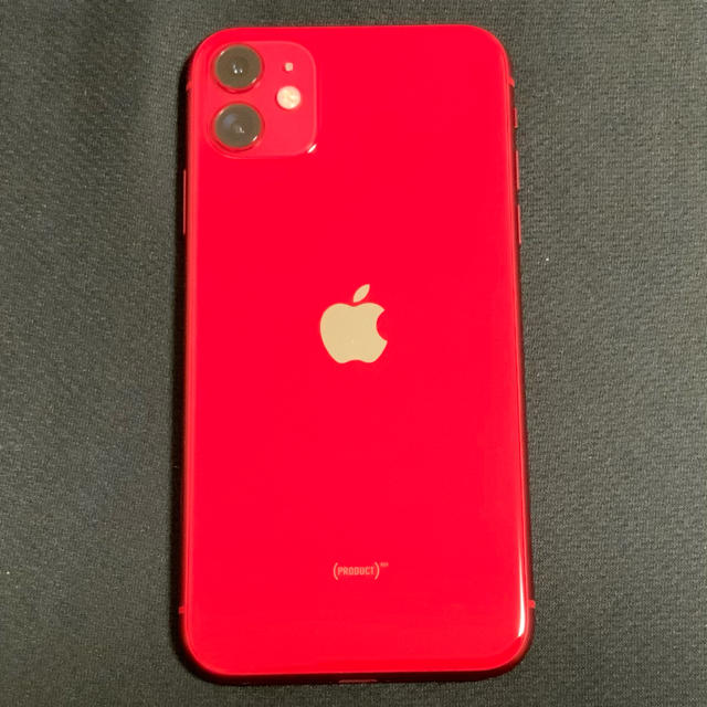 Apple(アップル)のiPhone11 256GB RED プロダクトレッド SIMフリー 本体のみ スマホ/家電/カメラのスマートフォン/携帯電話(スマートフォン本体)の商品写真