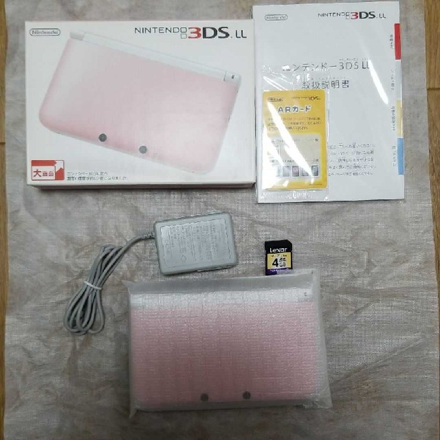 極美品❗「ニンテンドー3DS LL ピンク×ホワイトGAME