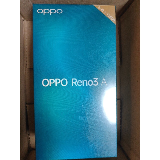 新品未開封　OPPO Reno3 A SIMフリー ブラック　128GB