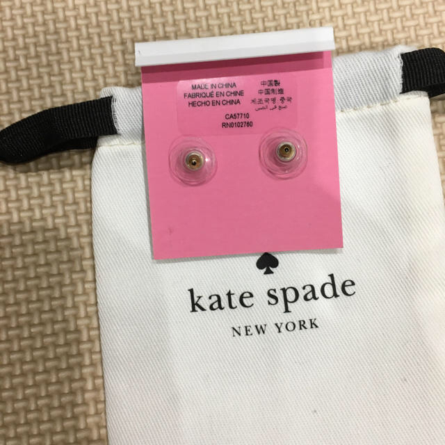 kate spade new york(ケイトスペードニューヨーク)の最終出品！ケイトスペード　ピアス レディースのアクセサリー(ピアス)の商品写真