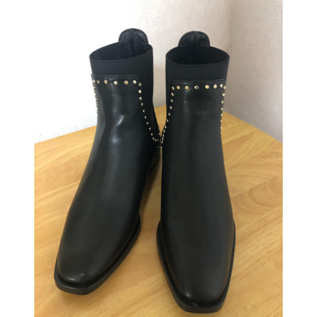 新品☆ZARA ザラ スタッズ付きアンクルブーツスナイデル