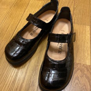 ビルケンシュトック(BIRKENSTOCK)のnamam様　専用ですビルケン　39黒エナメル(ローファー/革靴)