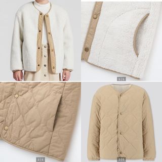 ユニクロ(UNIQLO)のユニクロ　ボアジャケット　リバーシブル(ブルゾン)