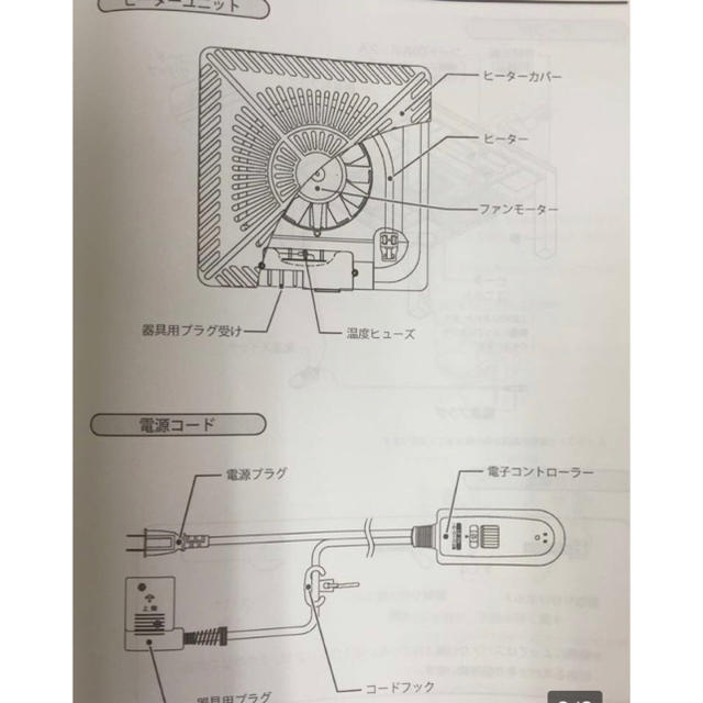 交換用こたつハロゲンヒーター 2