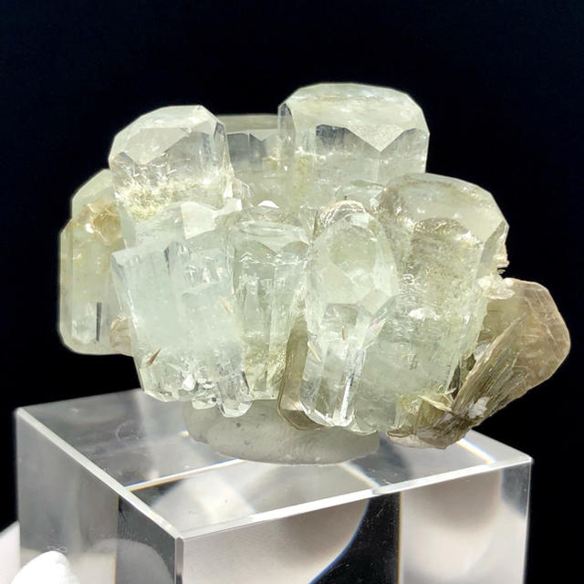 アクアマリン クラスタ パキスタン産 ベリル 鉱物 標本 原石 ［AQ-sp1］原石