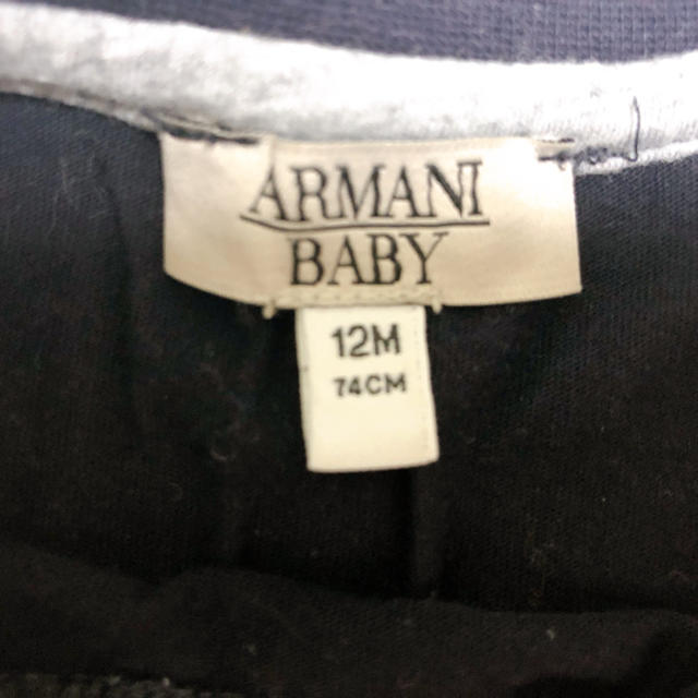 Armani(アルマーニ)のアルマーニベイビー　74cm キッズ/ベビー/マタニティのベビー服(~85cm)(ロンパース)の商品写真