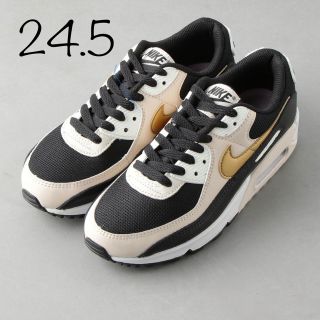 ナイキ(NIKE)のナイキ NIKE AIRMAX90 24.5cm エアマックス90 ベージュ(スニーカー)