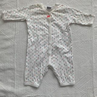 プチバトー(PETIT BATEAU)の【専用】プチバトー　ロンパース60(ロンパース)