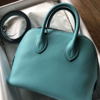 エルメス(Hermes)の【期間限定　セール】Hermes ボリードミニ　ブルーアトール　シルバー金具(ショルダーバッグ)