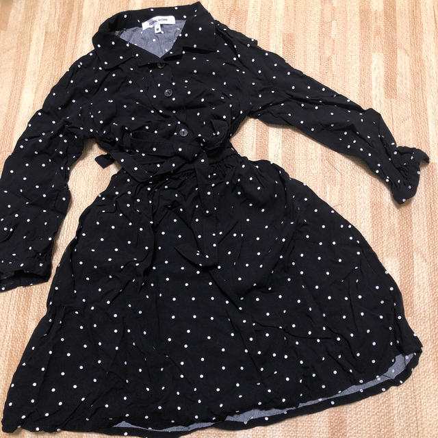 GLOBAL WORK(グローバルワーク)のドットワンピース キッズ/ベビー/マタニティのキッズ服女の子用(90cm~)(ワンピース)の商品写真