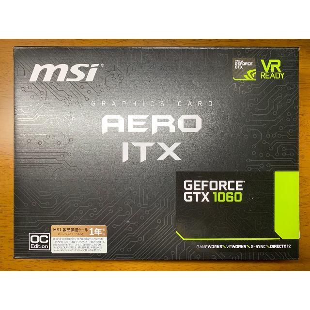 美品 MSI GEFORCE GTX 1060 AERO ITX 6G OC