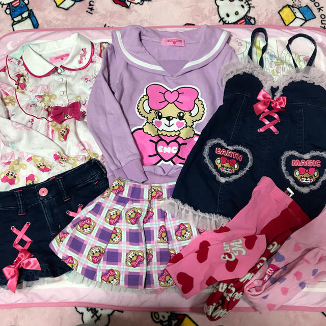 EARTHMAGIC(アースマジック)のせんよー♡ キッズ/ベビー/マタニティのキッズ服女の子用(90cm~)(Tシャツ/カットソー)の商品写真