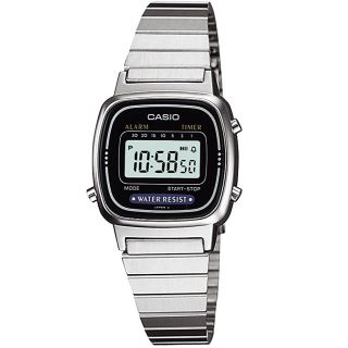 カシオ(CASIO)の[カシオ] 腕時計 スタンダード LA-670WA-1JF シルバー(腕時計(デジタル))