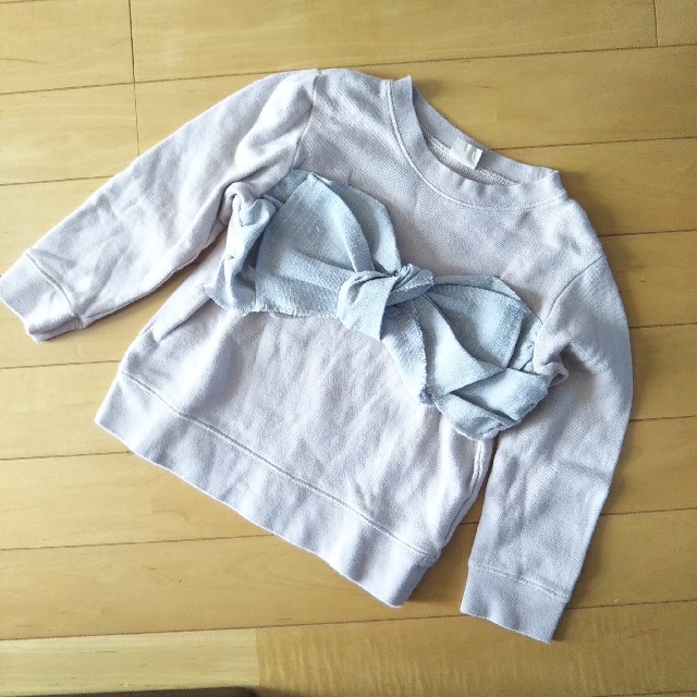 petit main(プティマイン)のプティマイン トレーナー 100㎝ キッズ/ベビー/マタニティのキッズ服女の子用(90cm~)(Tシャツ/カットソー)の商品写真