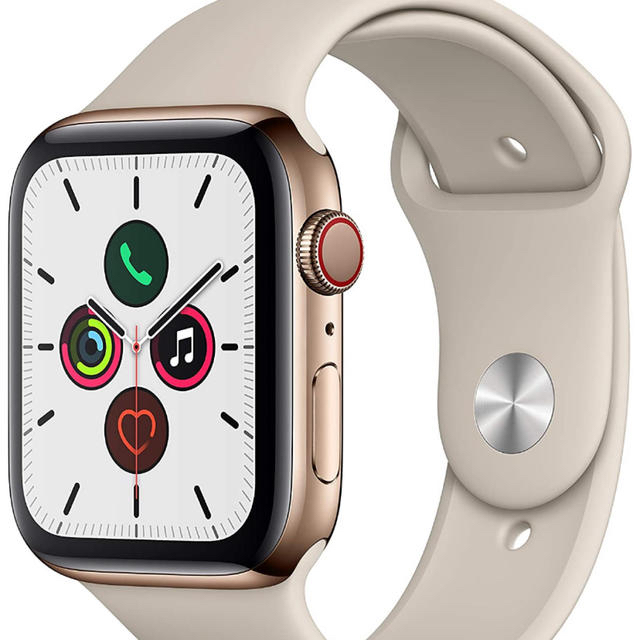 Apple Watch(アップルウォッチ)のApple Watch series5 ゴールドステンレス スポーツバンド メンズの時計(腕時計(デジタル))の商品写真