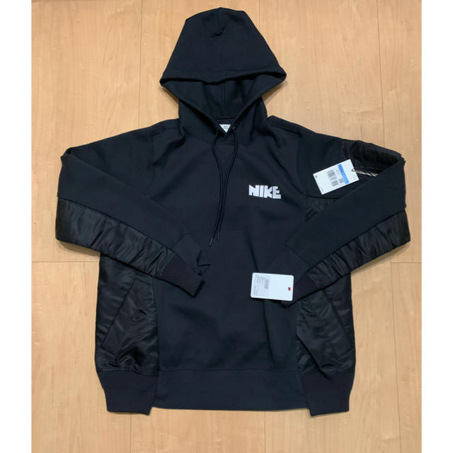 sacai(サカイ)のNike x sacai Hoodie BLACK M nikelab パーカー メンズのトップス(パーカー)の商品写真