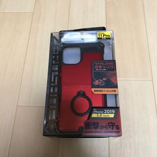 エレコム(ELECOM)のiPhone11pro ケース　SUPER SHOCK レッド(iPhoneケース)