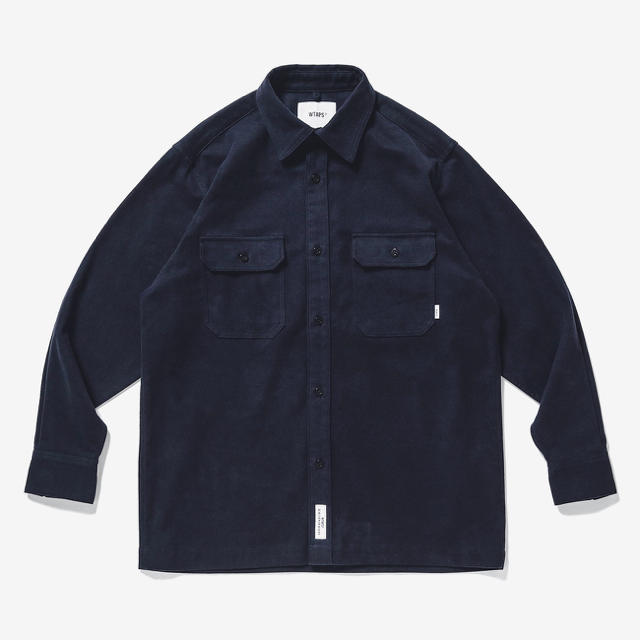 Wtaps 20aw union L/S shirts シャツ ネイビー | mail ...