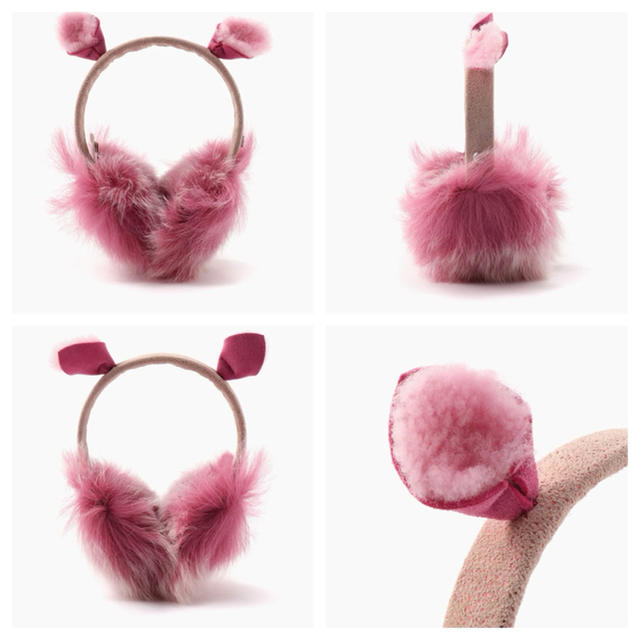 UGG(アグ)の【ギフト‼️】UGG　FLUEF SQUAD EARMUFF　"ピンク" レディースのファッション小物(イヤーマフ)の商品写真