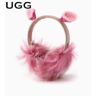 アグ(UGG)の【ギフト‼️】UGG　FLUEF SQUAD EARMUFF　"ピンク"(イヤーマフ)