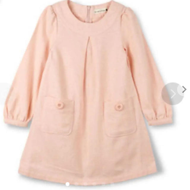 Branshes(ブランシェス)の新品　タグ付き　ブランシェス　Aライン　ワンピース キッズ/ベビー/マタニティのキッズ服女の子用(90cm~)(ワンピース)の商品写真