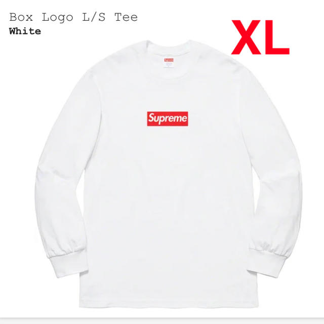 Supreme Box Logo L/S Tee White XL ホワイト-