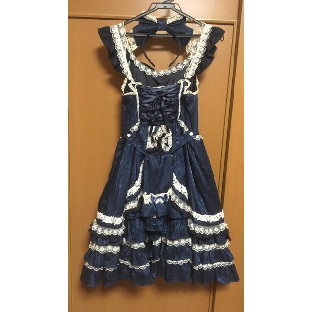 Angelic Pretty(アンジェリックプリティー)のローズガーデンプリンセスセット レディースのワンピース(ひざ丈ワンピース)の商品写真