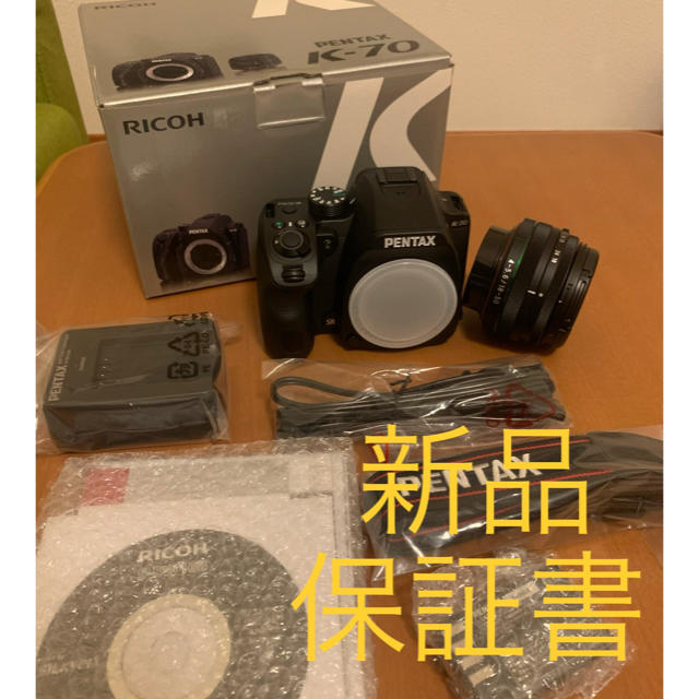 超人気新品 PENTAX - BLACK キット 18-50RE K-70 K−70 PENTAX