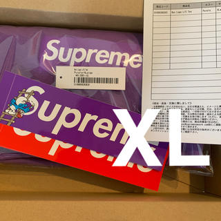 シュプリーム(Supreme)の20AW Supreme Box Logo L/S Tee Purple L(Tシャツ/カットソー(七分/長袖))