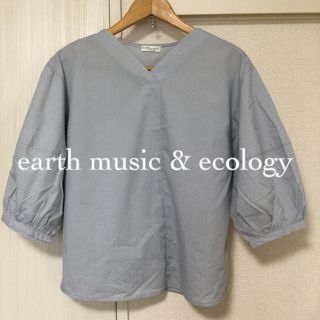 アースミュージックアンドエコロジー(earth music & ecology)のシャツ ブラウス 七分袖 earth music&ecology(シャツ/ブラウス(長袖/七分))