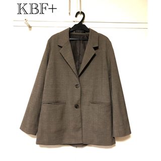 ケービーエフ(KBF)のKBF+  テーラードジャケット  フリーサイズ(テーラードジャケット)